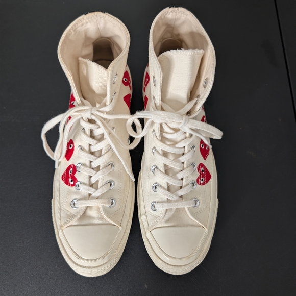 Converse Comme De Garcons Hearts Shoes - Picture 3 of 11